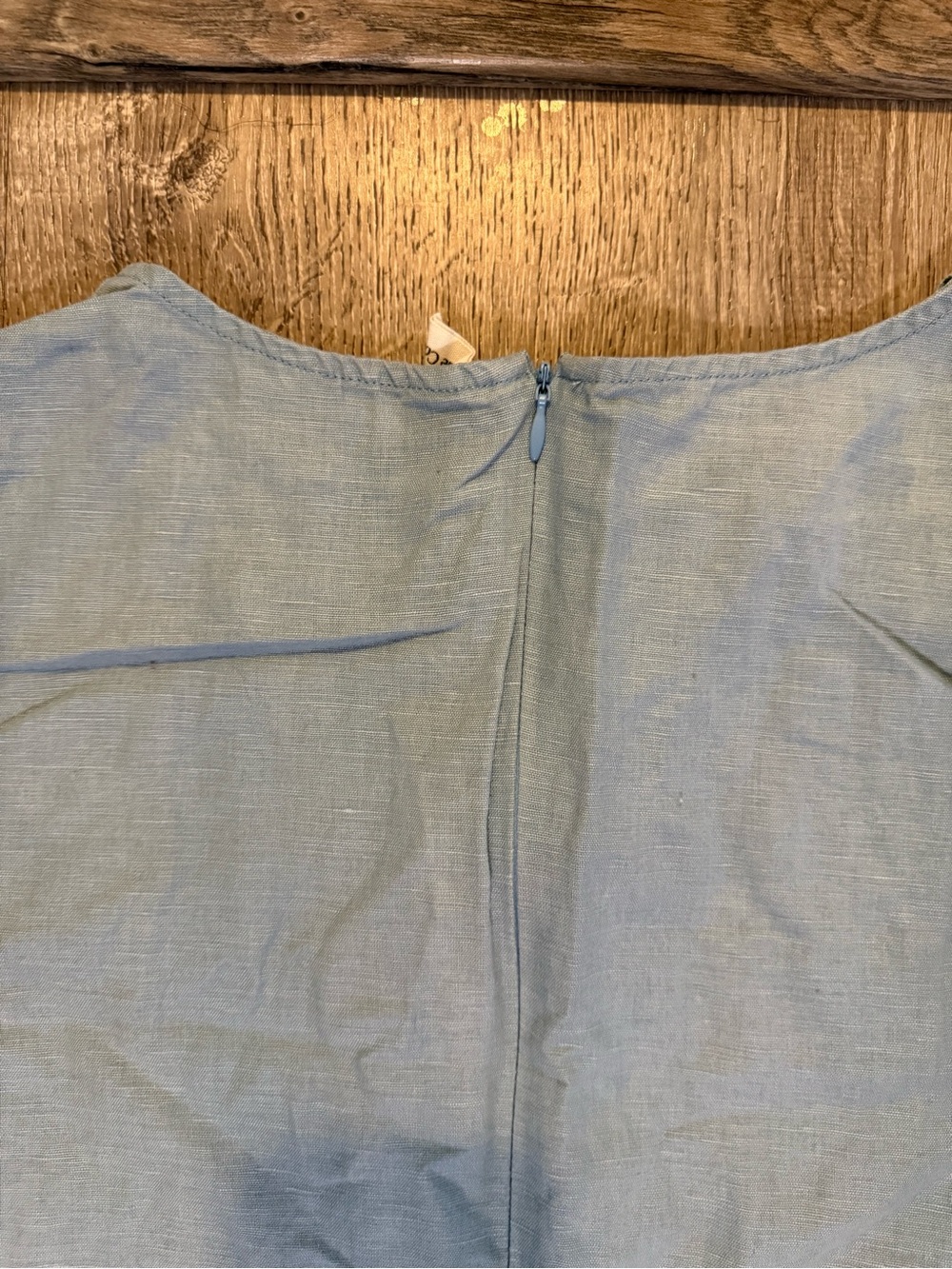 Grae Cove Cleo Linen Sleeveless Belted Swing midi Dress - Picture 8 of 11
